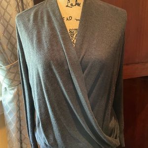 CHICO’S NWT DRAPE FRONT SWEATER